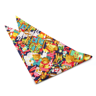 Grandma Annie Sewing Toyland Bandana | Henlo Pets
