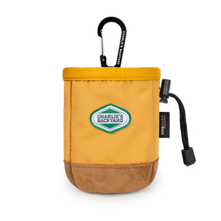 Charlie's Backyard Town Cordura Treat Pouch Yellow | Henlo Pets