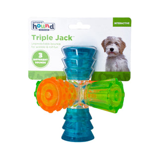 Outward Hound Triple Jack Interactive Multi-Squeak Dog Toy | Henlo Pets