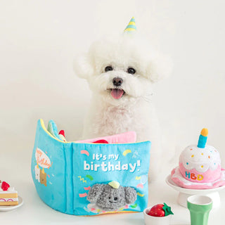 Bite Me My Birthday Play Book Nose Work Toy | Henlo Pets