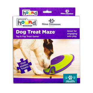 Nina Ottosson Treat Maze Dog Toy Green | Henlo Pets