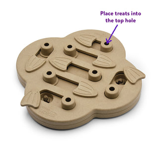Nina Ottosson Dog Hide N Slide in Wooden Composite | Henlo Pets