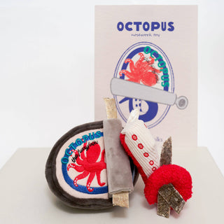the furryfolks Tinned Octopus Nose Work Dog Toy | Henlo Pets