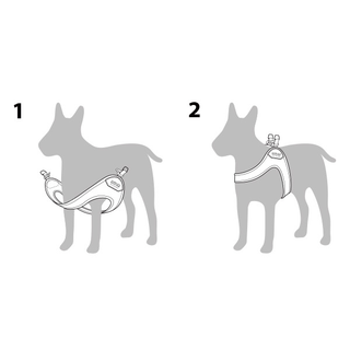 Charlie's Backyard Buckle Up Easy Harness Yellow | Henlo Pets