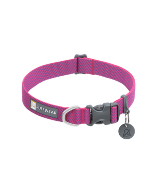 RUFFWEAR Hi & Light Lightweight Dog Collar Alpenglow Pink | Henlo Pets