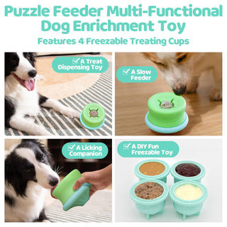 The Puzzle Feeder Puzzle Lickpop Interactive Enrichment Dog Toys | Henlo Pets