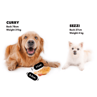 Bacon Taiyaki Fish Pastry Plush Dog Toy | Henlo Pets