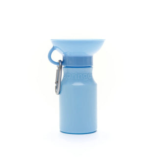 Springer Pets Mini Dog Travel Water Bottle Blue | Henlo Pets