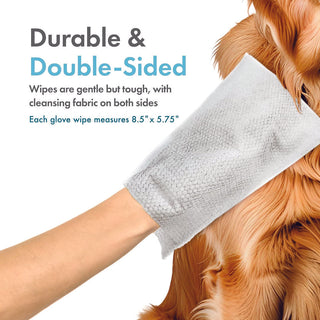 Petkin Pet Glove Wipes Vanilla Scented | Henlo Pets