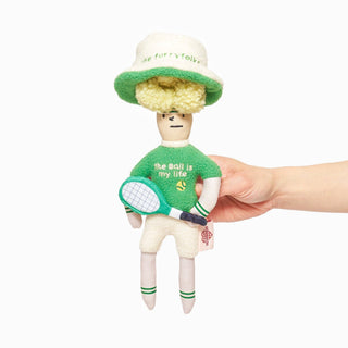 the furryfolks Tennis Hooman Nose Work Dog Toy | Henlo Pets