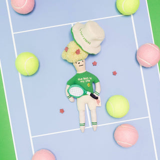 the furryfolks Tennis Hooman Nose Work Dog Toy | Henlo Pets