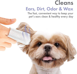 Petkin Fingertip Ear Wipes | Henlo Pets
