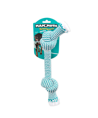 Mammoth Flossy Chews Extra Fresh 2 Knot Bone Rope Toy | Henlo Pets