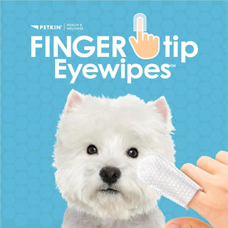 Petkin Fingertip Eye Wipes | Henlo Pets