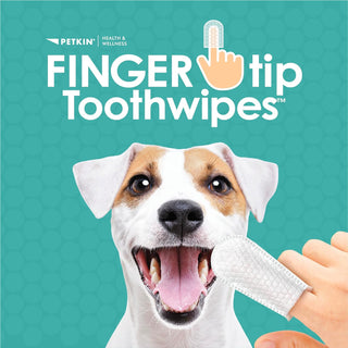 Petkin Fingertip Tooth Wipes | Henlo Pets