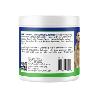 Angels' Eyes Gentle Ear Cleansing Wipes for Dogs & Cats | Henlo Pets