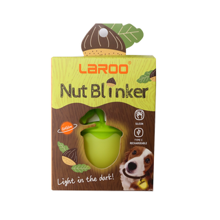 Laroo Nut Blinker LED Safety Light - Green | Henlo Pets