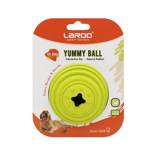 Laroo Yummy Ball Treat Dispenser Toy Lime | Henlo Pets
