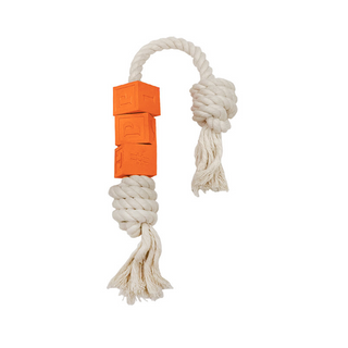 Laroo Ball on Rope Puzzle Interactive Tug Dog Toy | Henlo Pets