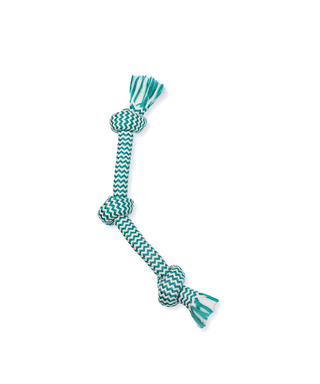 Mammoth Flossy Chews Extra Fresh 3 Knot Tug Rope Toy Small | Henlo Pets