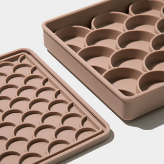 Dogged 3-in-1 Fish Scale Slow Feeder Bowl - Fig | Henlo Pets