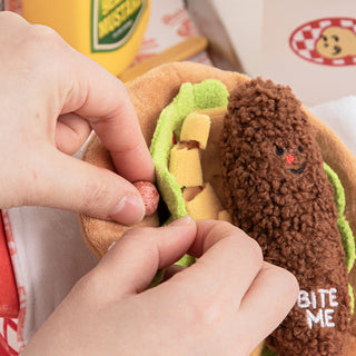 Bite Me Burritto Nose Work Toy | Henlo Pets