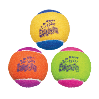 KONG AirDog Squeaker Birthday Balls | Henlo Pets