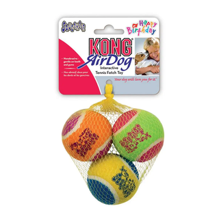 KONG AirDog Squeaker Birthday Balls | Henlo Pets