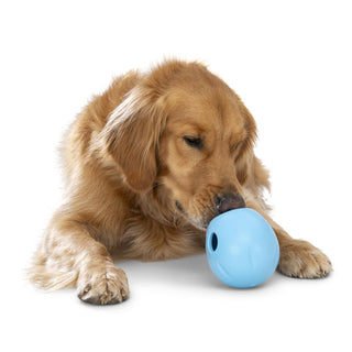 West Paw Rumbl Treat Dispensing Dog Toy Aqua Blue | Henlo Pets