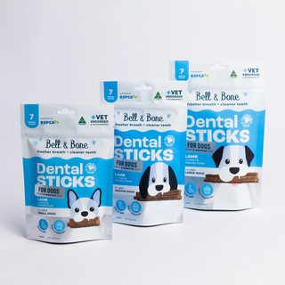 Bell & Bone Lamb, Mint and Manuka Honey Dog Dental Sticks | Henlo Pets