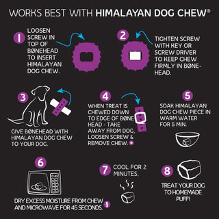 Himalayan Bonehead Dog Chew Holder | Henlo Pets