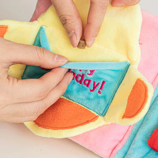 Bite Me My Birthday Play Book Nose Work Toy | Henlo Pets