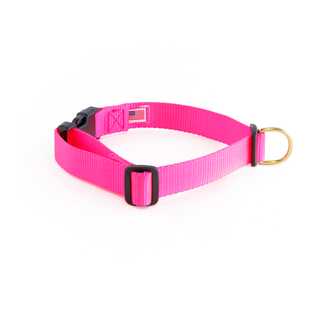 Dog + Bone Snap Collar - Hot Pink | Henlo Pets
