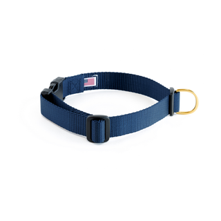 Dog + Bone Snap Collar - Navy | Henlo Pets