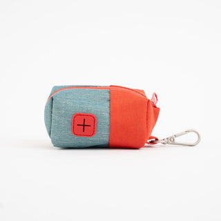Approved by Fritz Poop Bag/Treats/Keys Carriers Baby Blue Orange | Henlo Pets