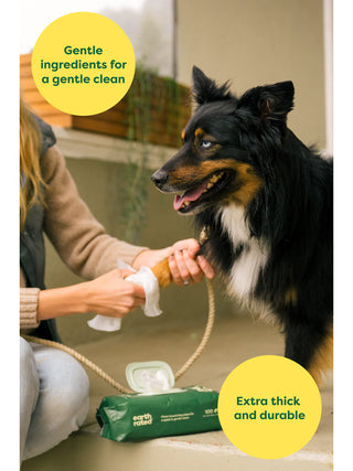 Earth Rated Plant-Based Dog Grooming Wipes | Henlo Pets