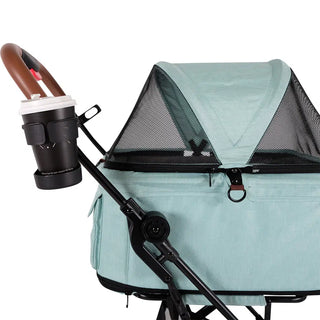 Ibiyaya 3-in-1 Travois Detachable Carrier Pet Stroller for Small to Medium Pets - Spearmint | Henlo Pets