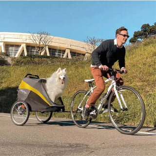 Ibiyaya Hercules Heavy Duty Bike Trailer/Jogger Foldable Stroller Large Pet | Henlo Pets