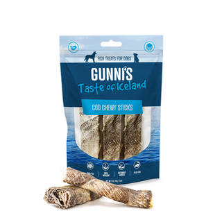 GUNNI'S Cod Chewy Sticks Dog Treats 3Pcs | Henlo Pets