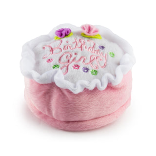 Haute Diggity Dog Birthday Girl Cake Plush Dog Toy | Henlo Pets