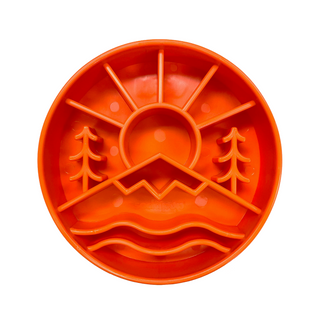 SodaPup Outdoor eBowl Slow Feeder Orange | Henlo Pets