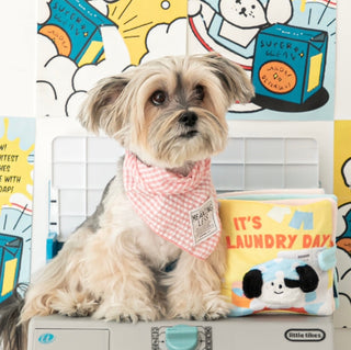 Bite Me It's Laundry Day Play Book Nose Work Toy | Henlo Pets