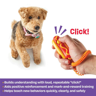 Brightkins Smarty Pooch Hot Dog Training Clicker | Henlo Pets