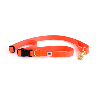 Dog + Bone Adjustable Leash - Lava | Henlo Pets