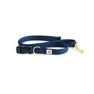 Dog + Bone Adjustable Leash - Navy | Henlo Pets