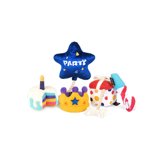 P.L.A.Y. Party Time Plush Dog Toy Collection | Henlo Pets