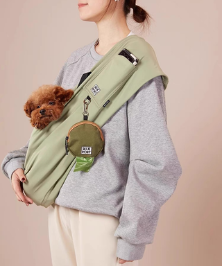 Blueport Cozy Stretch Travel Sling Carrier for Dogs & Cats | Henlo Pets