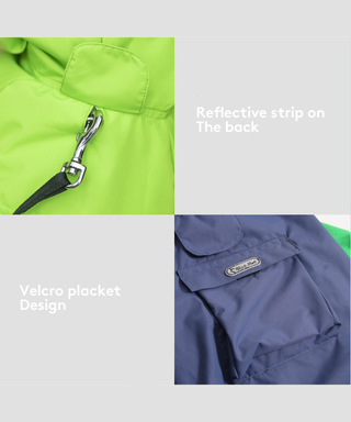 Blueport Reflective Raincoat with Pocket | Henlo Pets