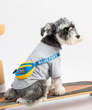 Blueport Sling Bag T-Shirt Grey | Henlo Pets
