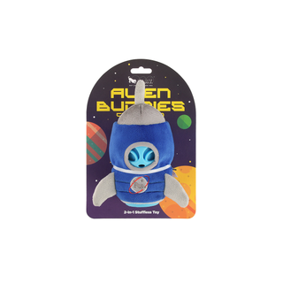 P.L.A.Y. Alien Buddies Starblaster 2-in-1 Tough Dog Toy | Henlo Pets
